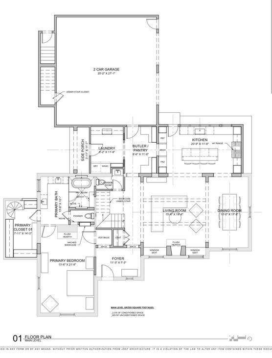 Architectural floor plans